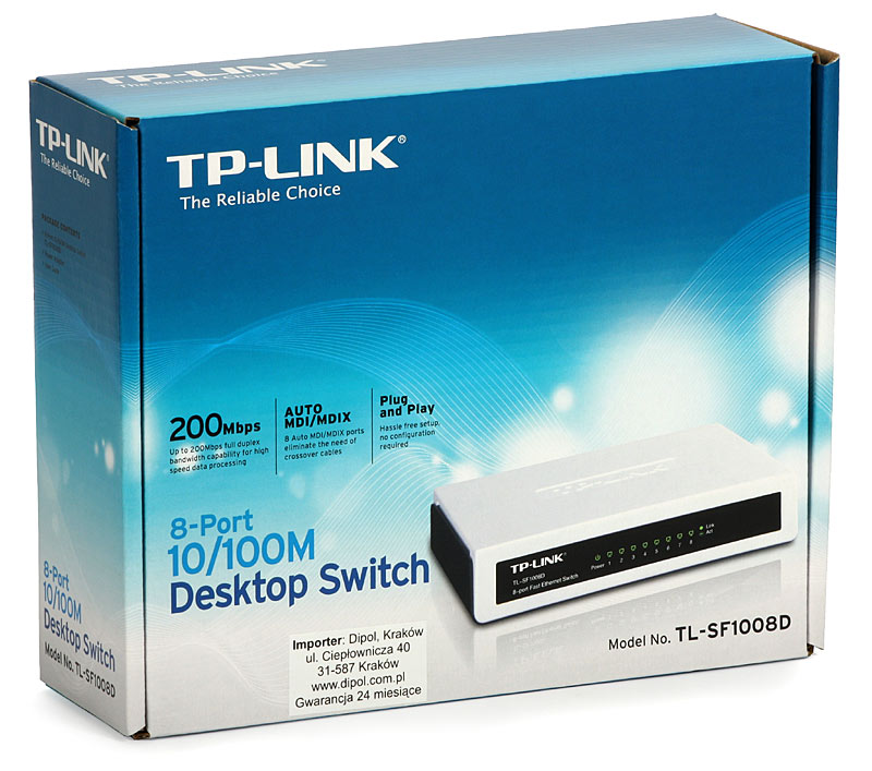 Switch TP Link  8 cổng  TL SF1008D